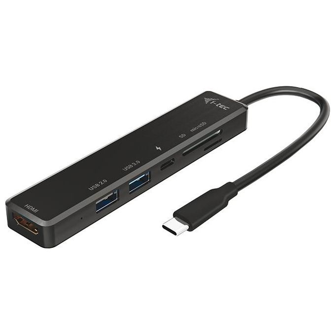 I-tec C31TRAVELEASYDOCKPD USB-C Travel Easy Dock 4K HDMI Power Delivery 60 W 1x USB 3.2 1x USB 2.0 SD microSD colore Nero I-tec C31TRAVELEASYDOCKPD USB-C Travel Easy Dock 4K HDMI Power Delivery 60 W 1x USB 3.2 1x USB 2.0 SD microSD colore Nero