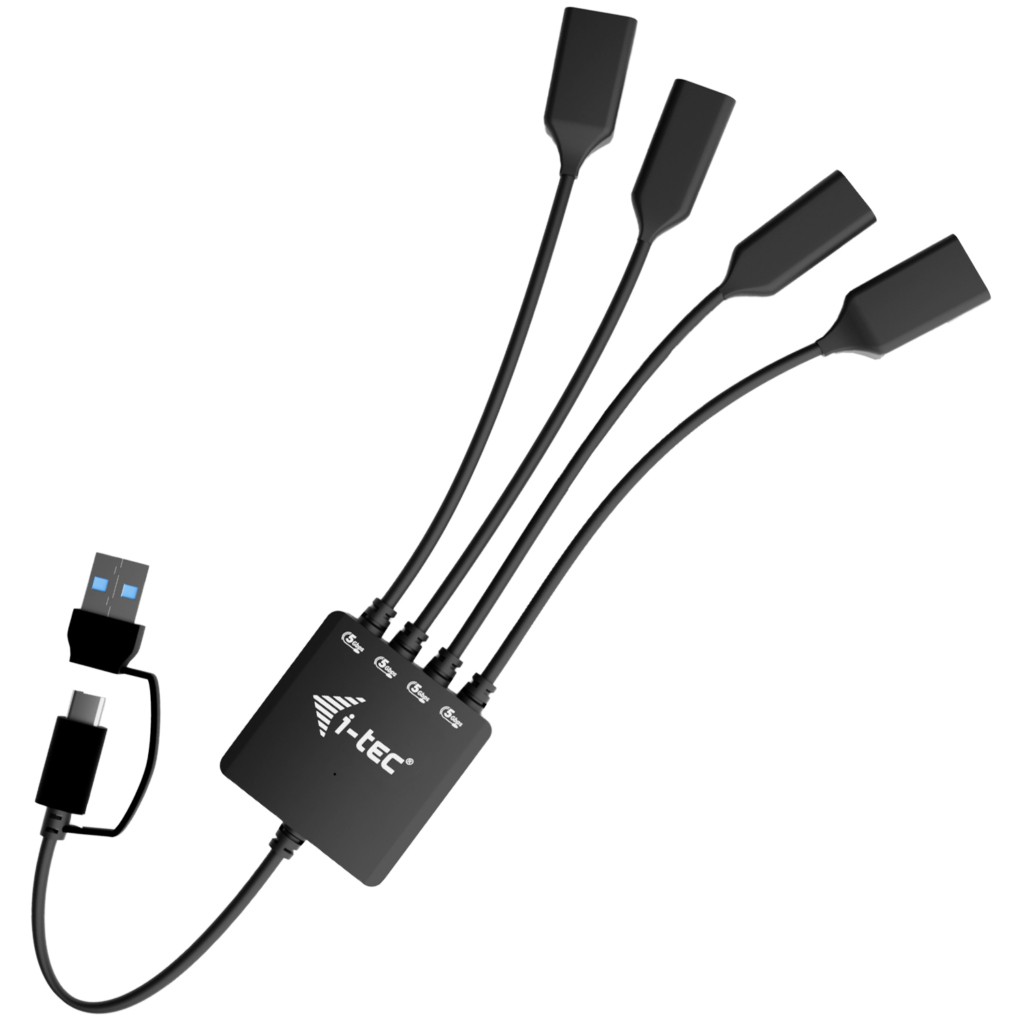 I-Tec Cavo Hub Usb-C/Usb-A 4 Porte 2X Usb-C 2X Usb-A I-Tec Cavo Hub Usb-C/Usb-A 4 Porte 2X Usb-C 2X Usb-A