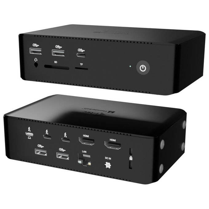 I-tec Docking station Thunderbolt 5 TB5QUATTRODOCKPD 5xUSB LAN 2.5G Power Delivery 140W