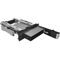 IB-166SSK-B Custodia per Disco Rigido (HDD) Nero 3.5", Inquadramento