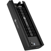 IB-180MC-C31 Box esterno SSD Nero M.2, Disk enclosure