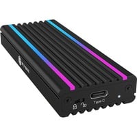 IB-1824ML-C31 Box esterno SSD Nero M.2, Disk enclosure
