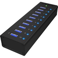 IB-AC6110 USB 3.2 Gen 1 (3.1 Gen 1) Type-B 5000 Mbit/s Nero, Hub USB IB-AC6110 USB 3.2 Gen 1 (3.1 Gen 1) Type-B 5000 Mbit/s Nero, Hub USB
