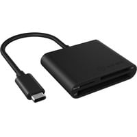 IB-CR301-C3 lettore di schede USB 3.2 Gen 1 (3.1 Gen 1) Type-C Nero
