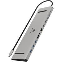 IB-DK2106a-CPD Cablato USB 3.2 Gen 1 (3.1 Gen 1) Type-C Antracite, Nero, Docking station IB-DK2106a-CPD Cablato USB 3.2 Gen 1 (3.1 Gen 1) Type-C Antracite, Nero, Docking station