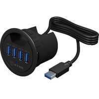 IB-HUB1403 USB 3.2 Gen 1 (3.1 Gen 1) Type-A 5000 Mbit/s Nero, Hub USB