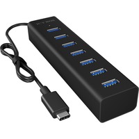 IB-HUB1700-C3 USB 3.2 Gen 1 (3.1 Gen 1) Type-C 5000 Mbit/s Nero, Hub USB
