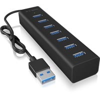 IB-HUB1700-U3 USB 3.2 Gen 1 (3.1 Gen 1) Type-A 5000 Mbit/s Nero, Hub USB