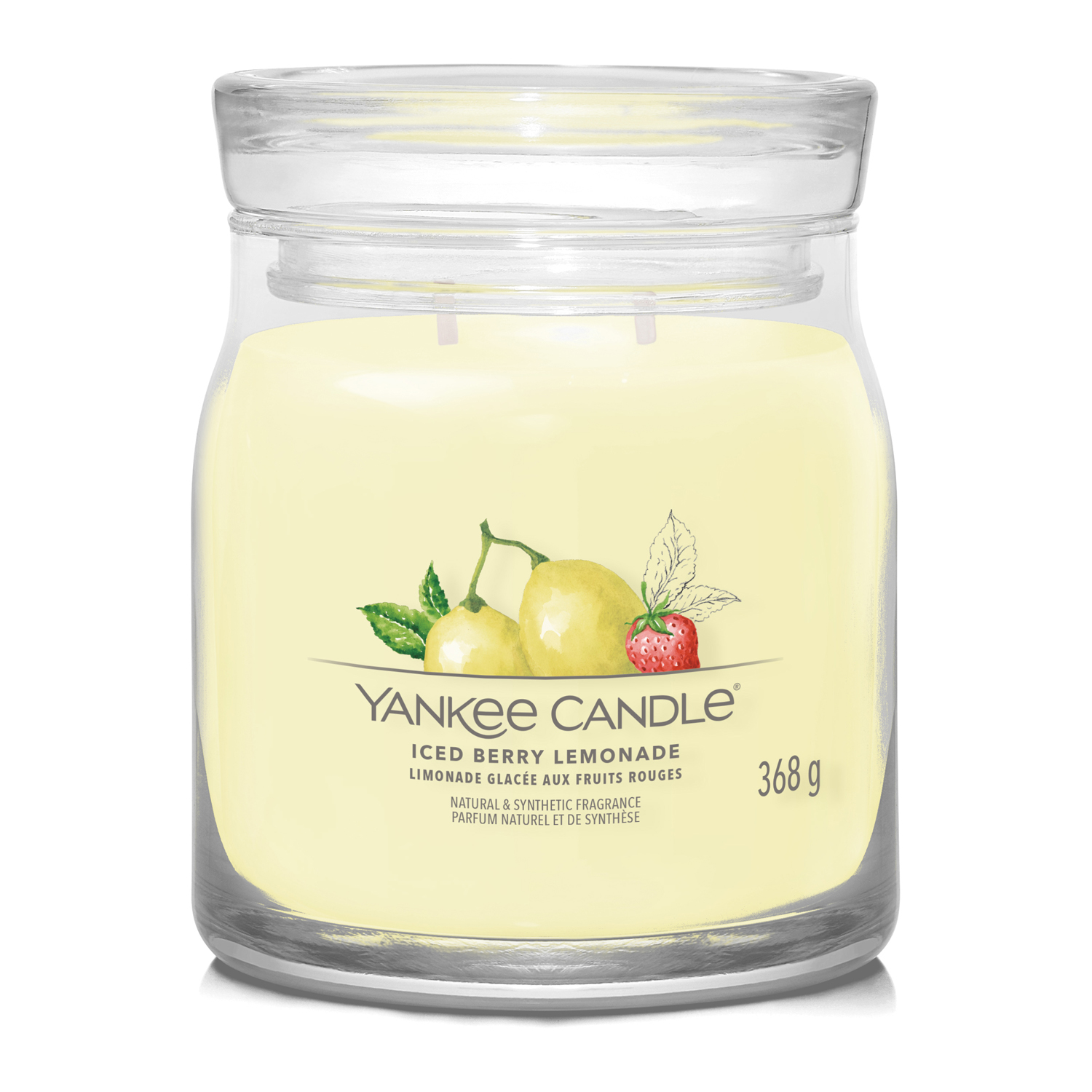 Iced Berry Lemonade, candela in giara media Yankee Candle Iced Berry Lemonade, candela in giara media Yankee Candle