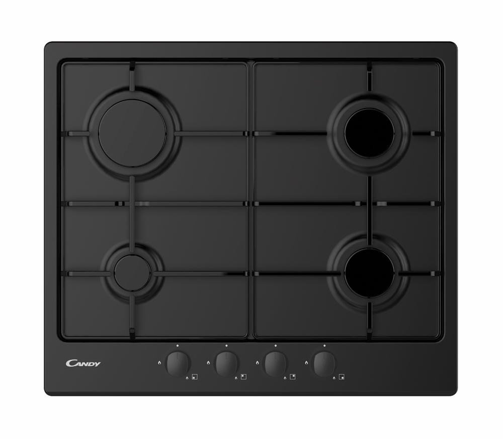 Idea Chw6brbb Piano Cottura Da Incasso Gas 4 Fornelli Nero - Candy Idea Chw6brbb Piano Cottura Da Incasso Gas 4 Fornelli Nero - Candy