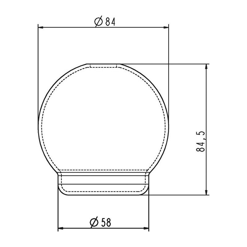 Ideal Standard - Bicchiere Di Ricambio Per Dispenser Di Lozioni In Vetro Opale