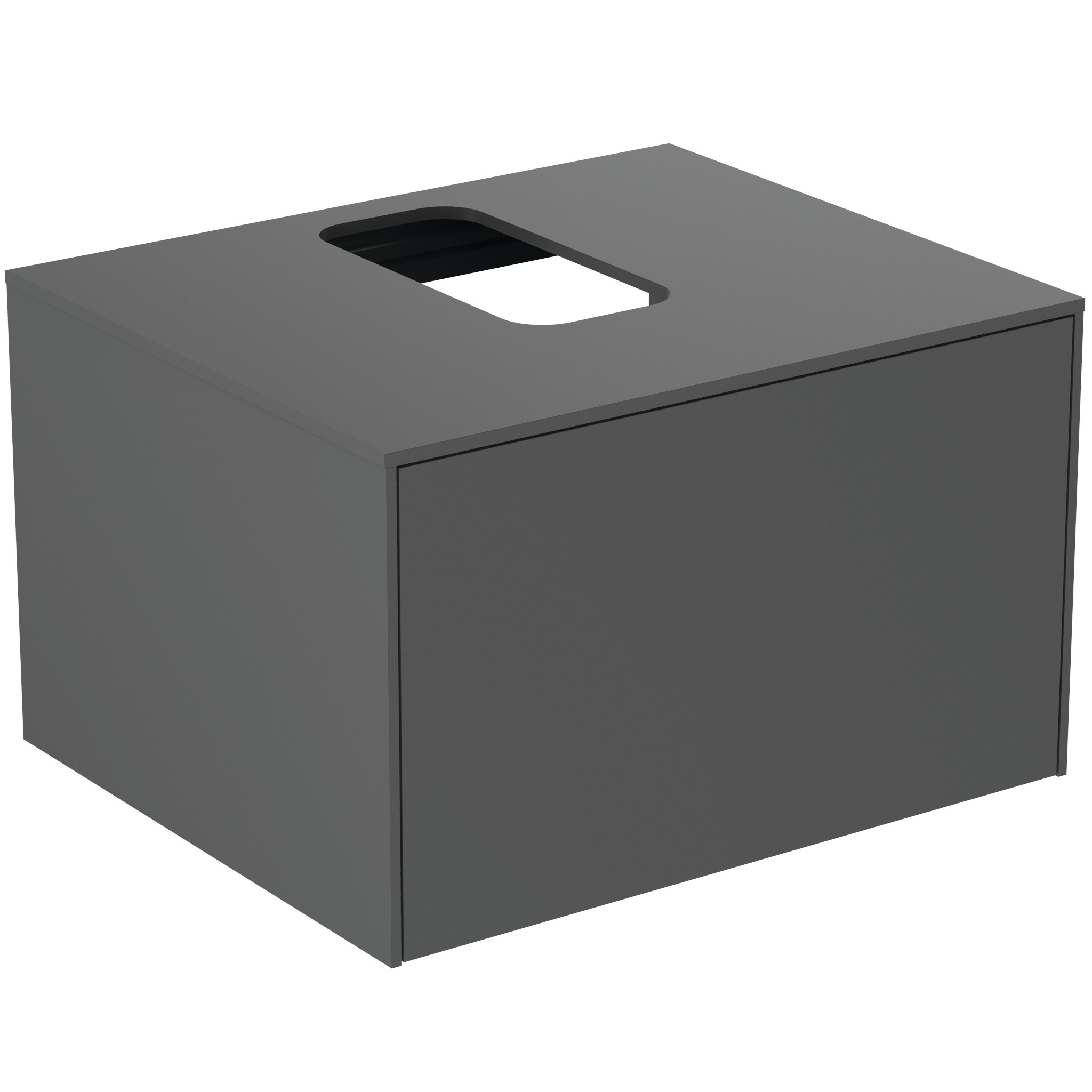 Ideal Standard Conca Meuble Sous-lavabo, 1 Tiroir, Découpe Au