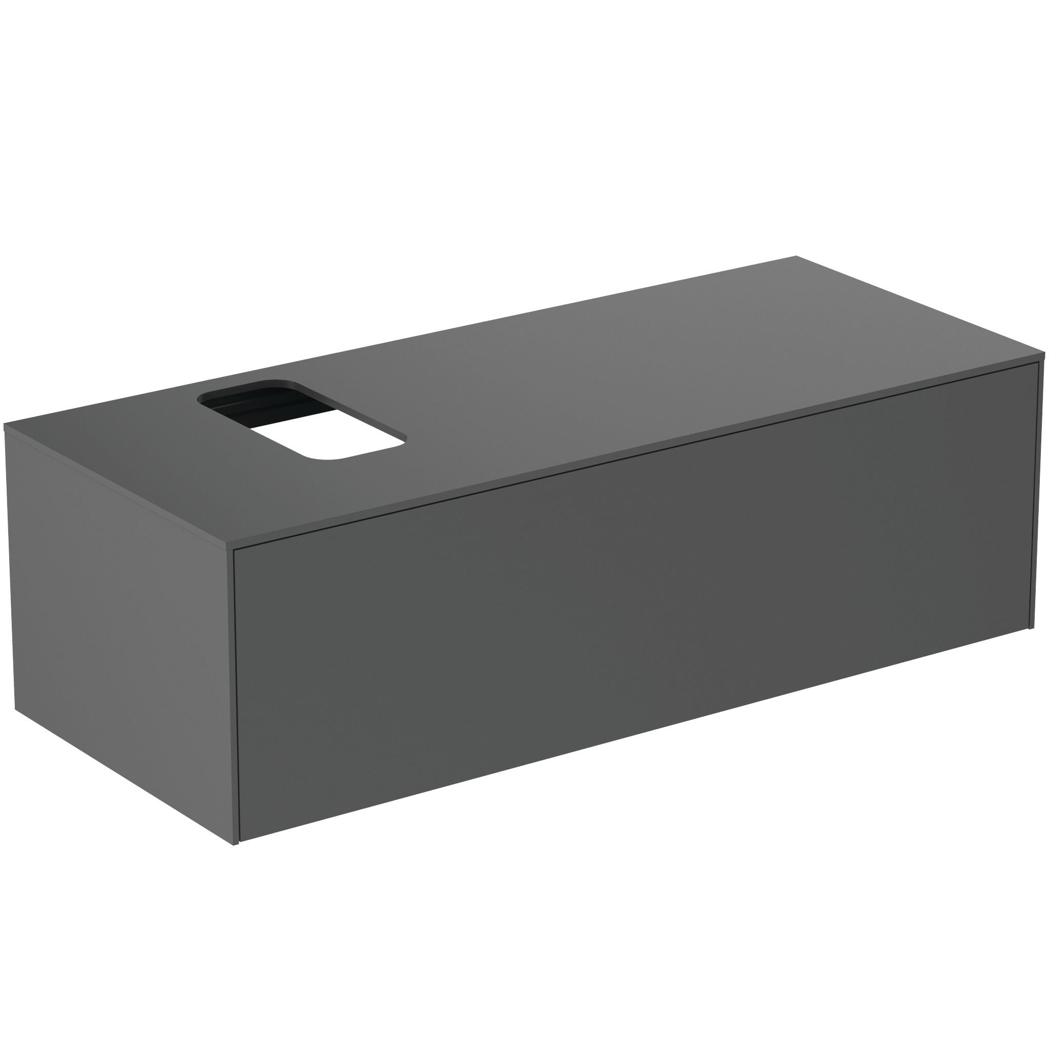 Ideal Standard Conca Meuble Sous-lavabo, 1 Tiroir, Découpe Au