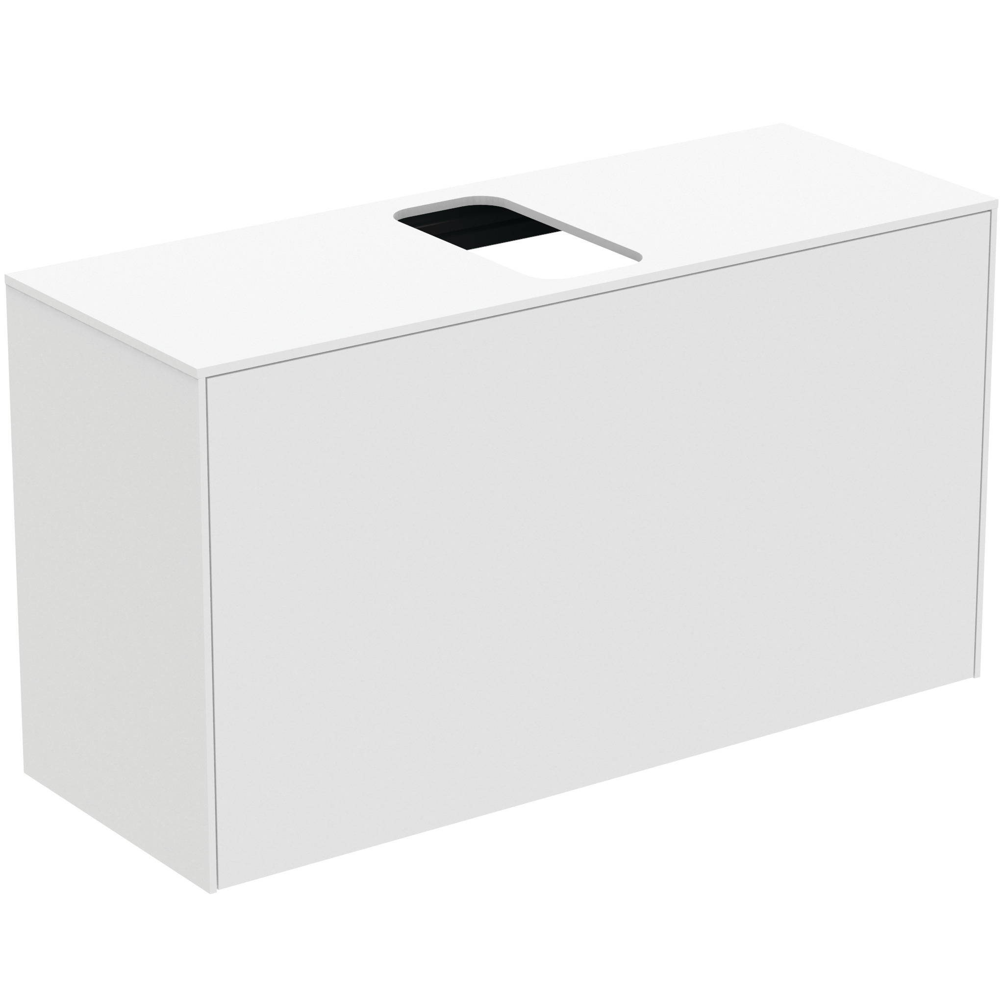 Ideal Standard Conca Meuble Sous-lavabo, 1 Tiroir, Découpe Au