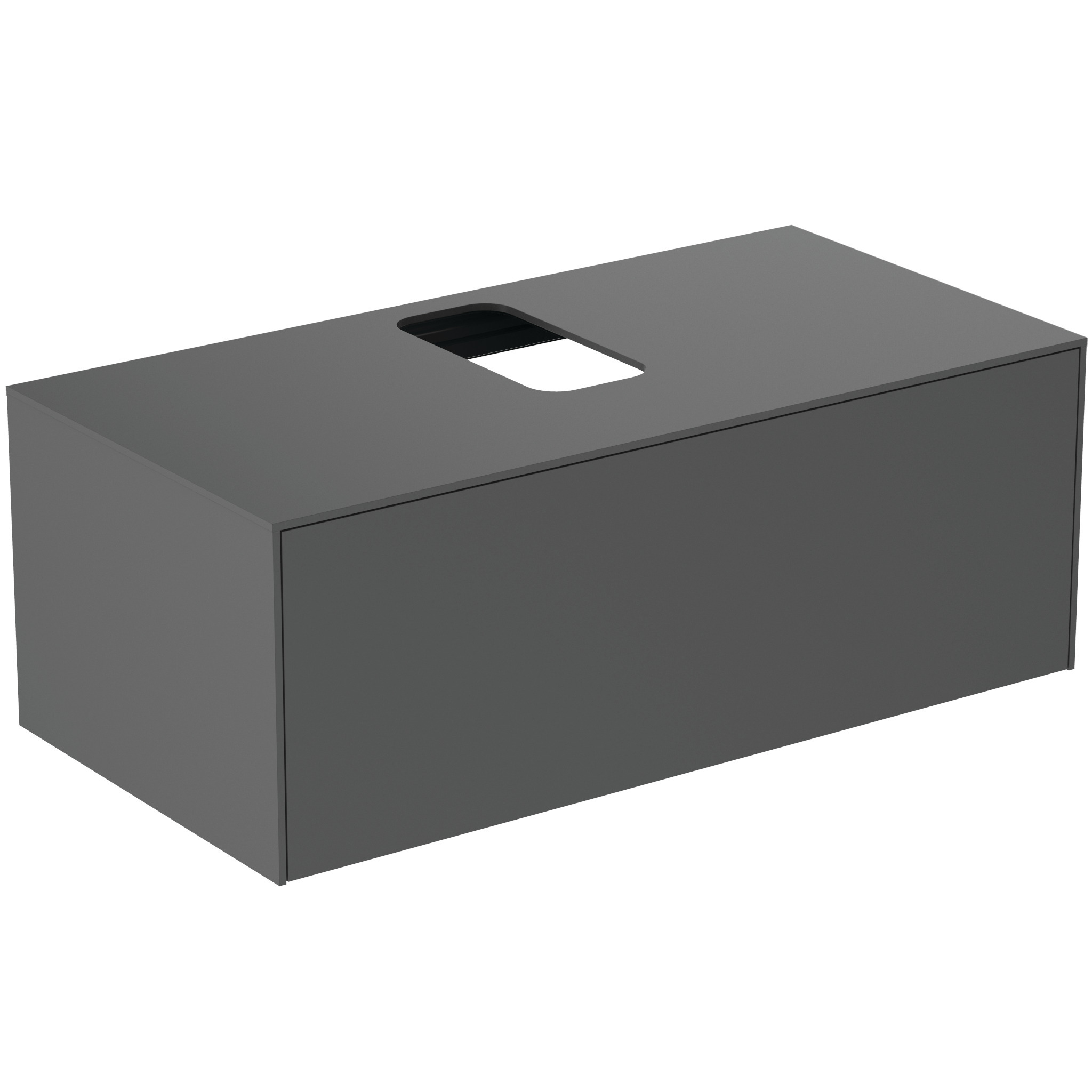 Ideal Standard Conca Meuble Sous-lavabo, 1 Tiroir, Découpe Au