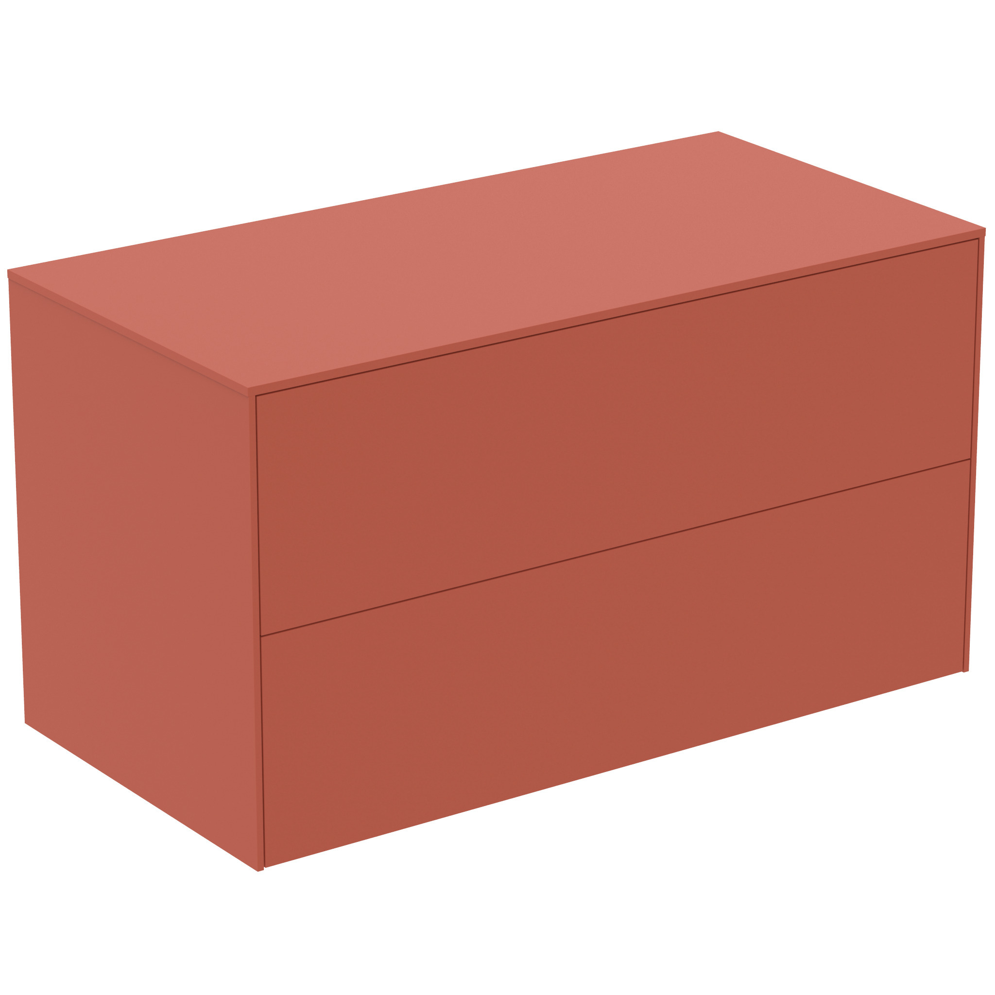 Ideal Standard Conca Meuble Sous-lavabo, 2 Tiroirs, Sans Découpe,
