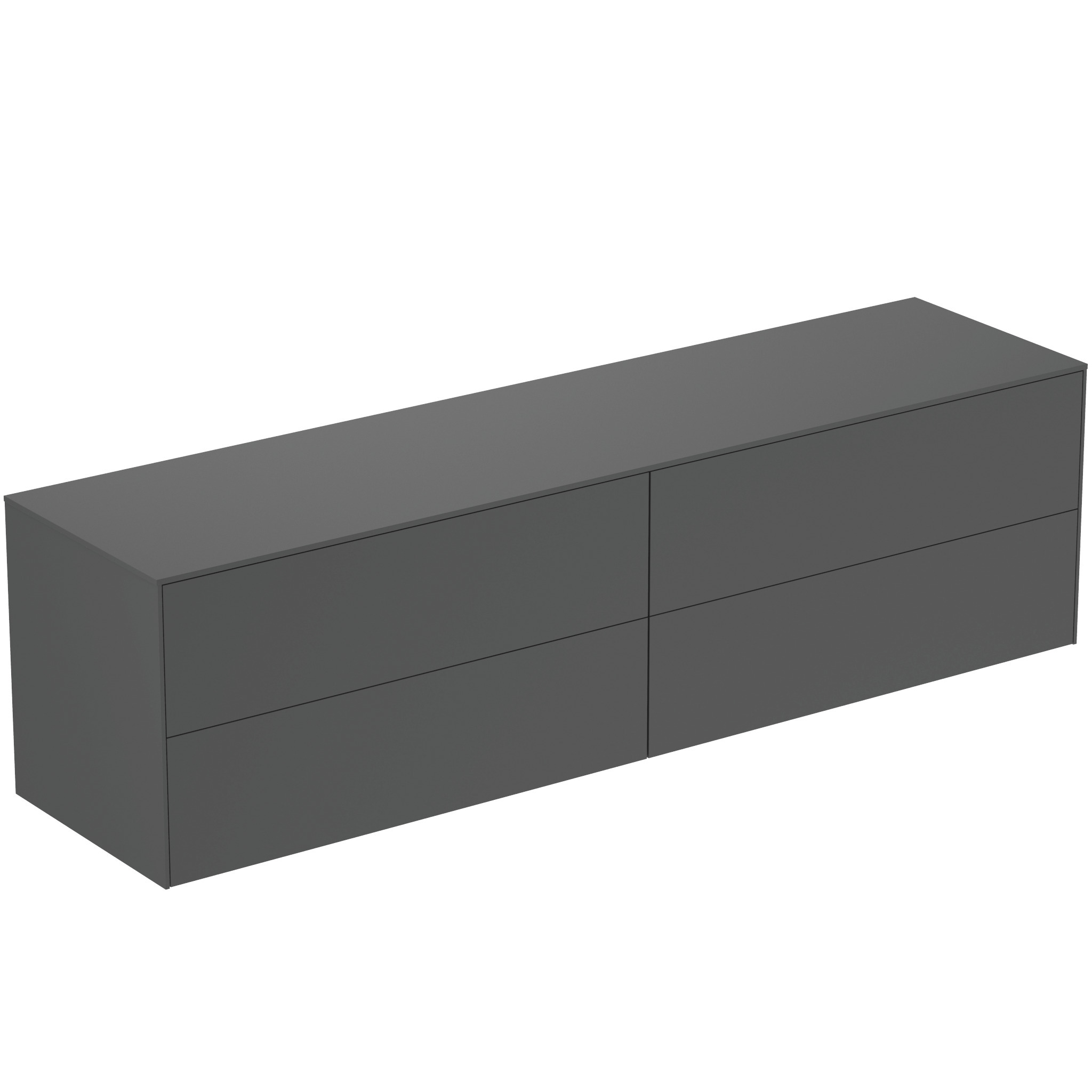 Ideal Standard Conca Meuble Sous-lavabo, 4 Tiroirs, Sans Découpe,