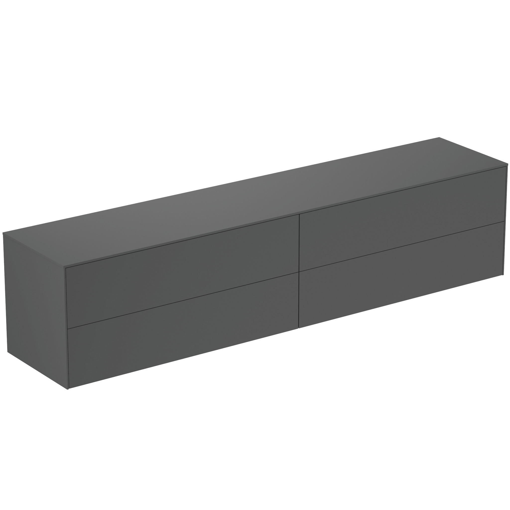 Ideal Standard Conca Meuble Sous-lavabo, 4 Tiroirs, Sans Découpe,