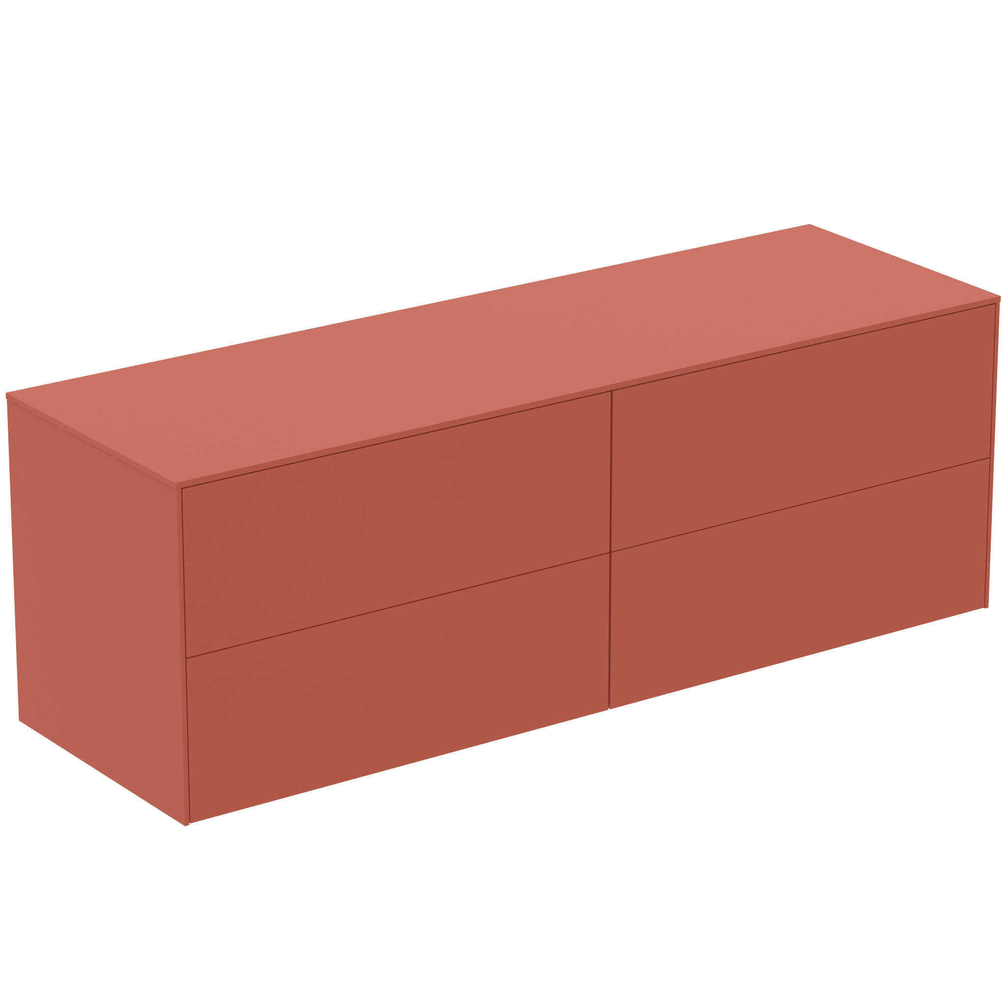 Ideal Standard Conca Meuble Sous-lavabo, 4 Tiroirs, Sans Découpe, Ideal Standard Conca Meuble Sous-lavabo, 4 Tiroirs, Sans Découpe,