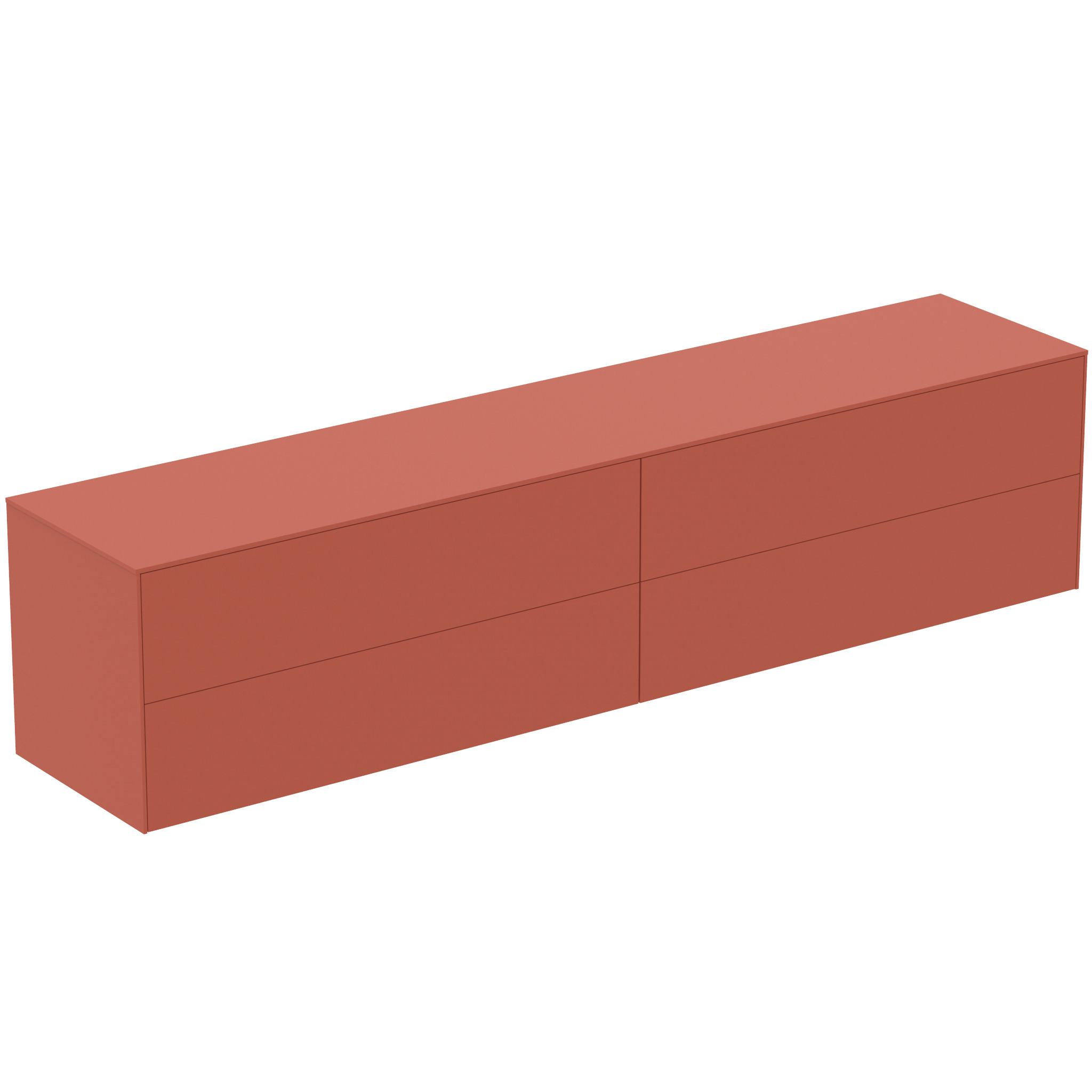 Ideal Standard Conca Meuble Sous-lavabo, 4 Tiroirs, Sans Découpe,