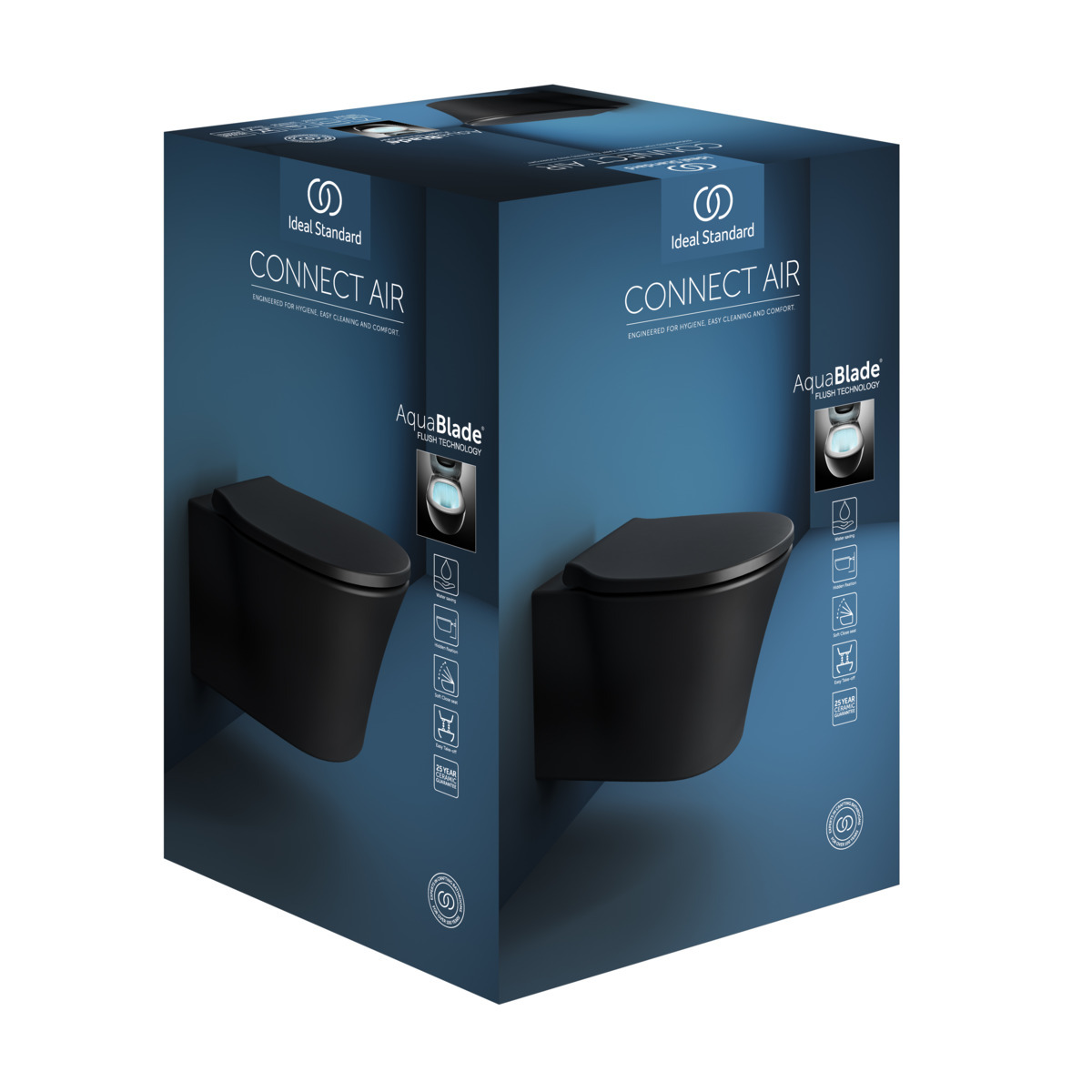 Ideal Standard Connect Air Ensemble De Toilettes, Aquablade,