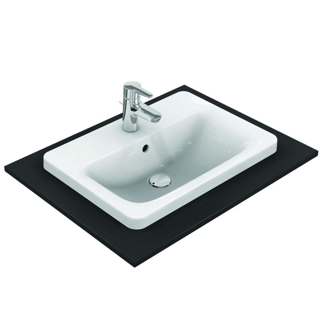 Ideal Standard - Connect Lavabo Incasso Rettangolare 580x430x175mm Bianco
