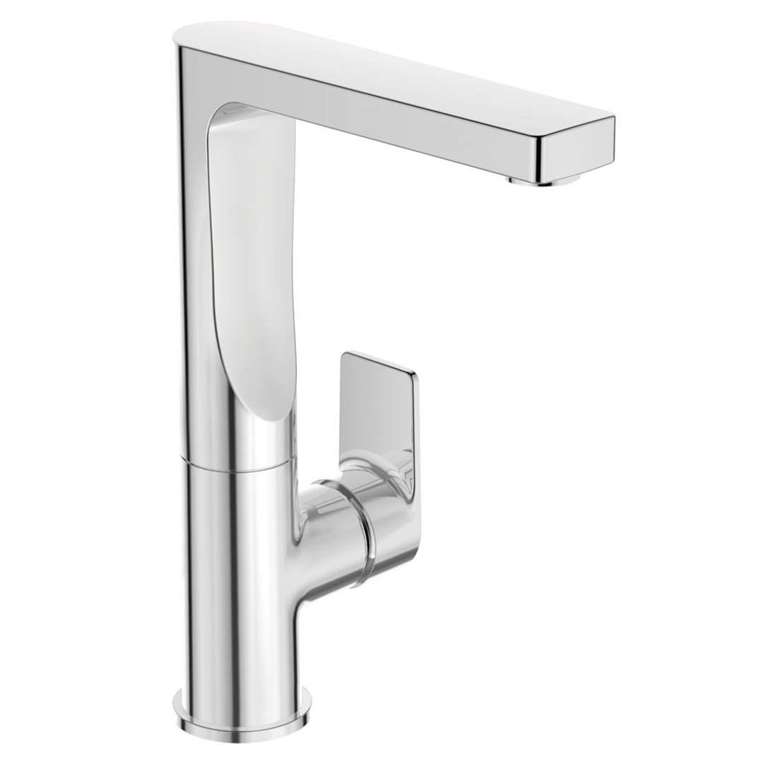 Ideal Standard - Edge - Miscelatore Da Lavabo, Braccio Di Erogazione Girevole, Cromato A7111aa Ideal Standard - Edge - Miscelatore Da Lavabo, Braccio Di Erogazione Girevole, Cromato A7111aa