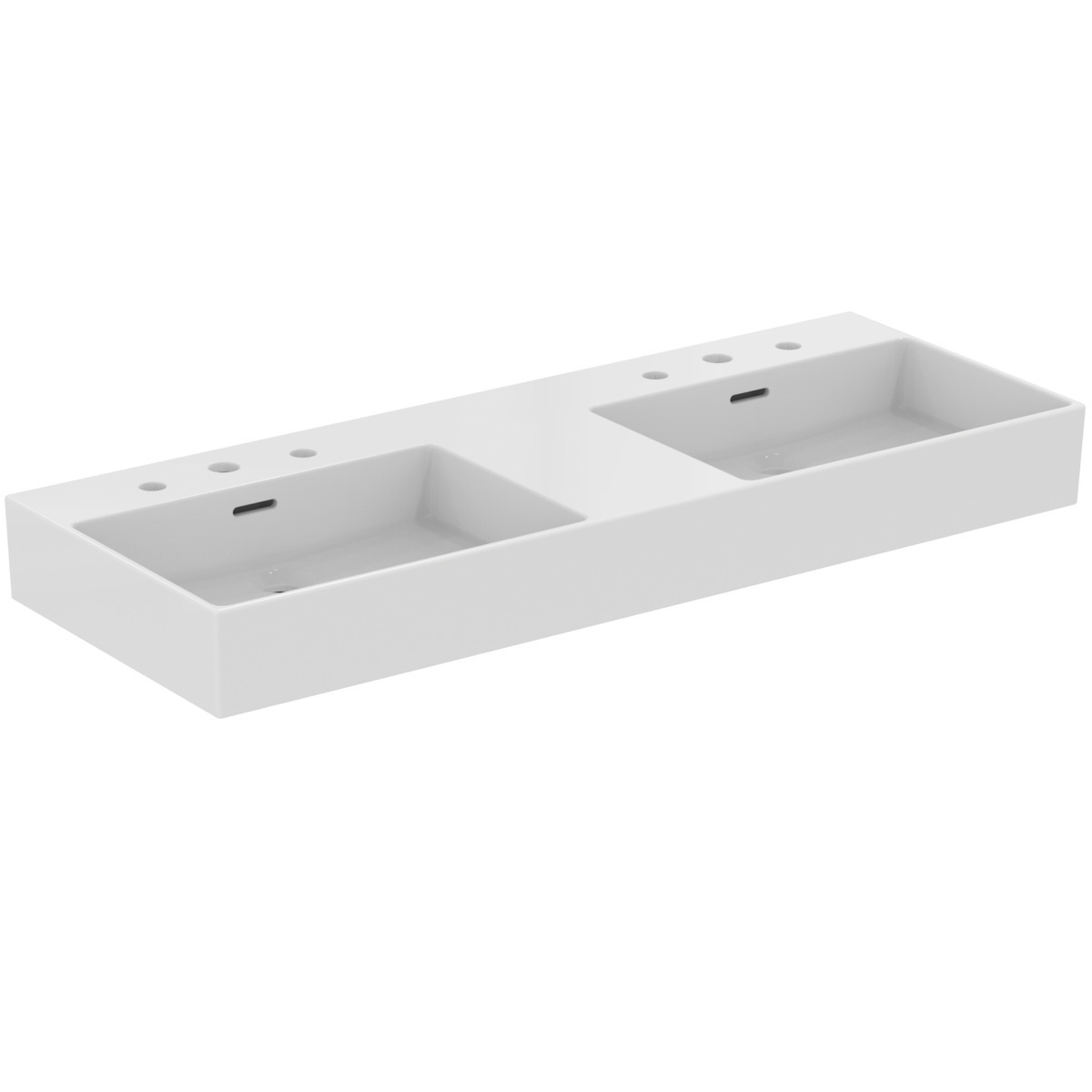 Ideal Standard Extra Lavabo Double, 3 Trous De Robinetterie