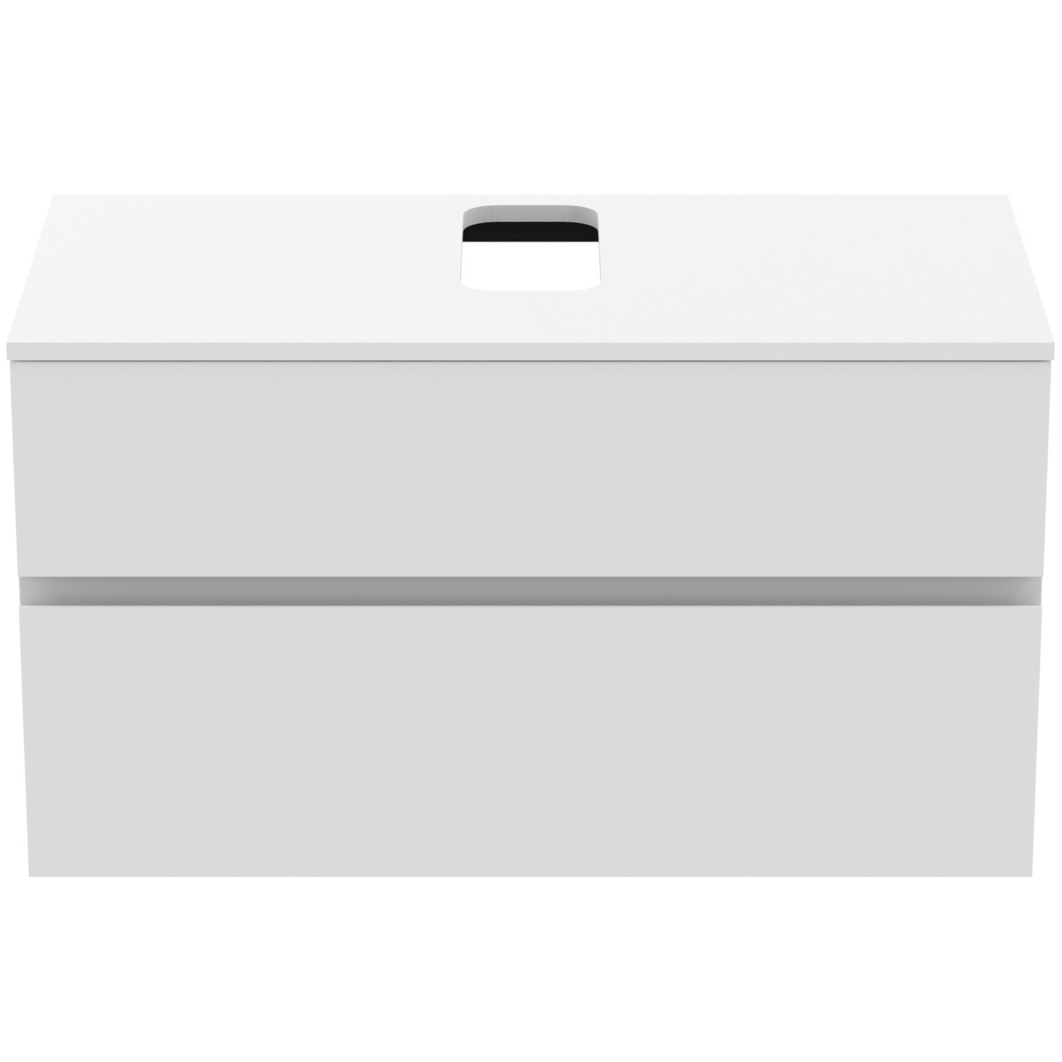Ideal Standard Finesse Meuble Sous-lavabo, 2 Tiroirs, Avec Plaque