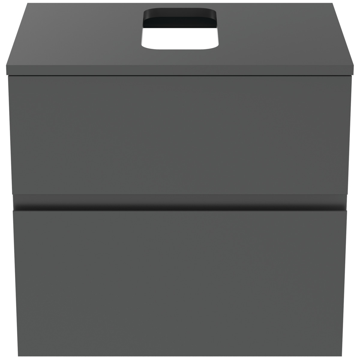 Ideal Standard Finesse Meuble Sous-lavabo, 2 Tiroirs, Avec Plaque