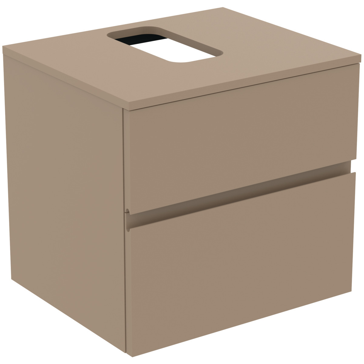 Ideal Standard Finesse Meuble Sous-lavabo, 2 Tiroirs, Avec Plaque