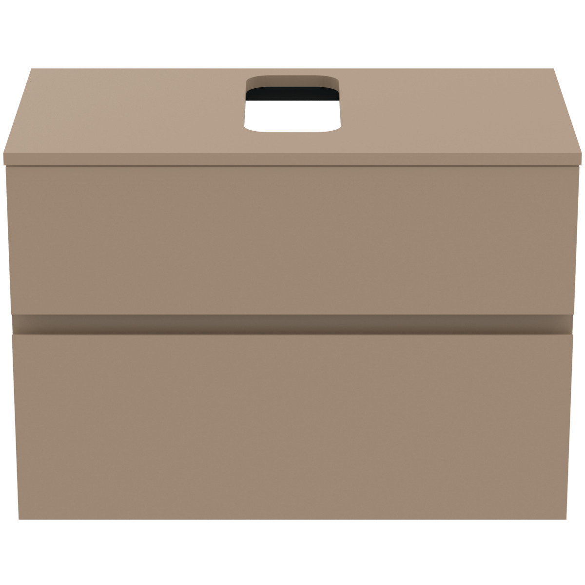 Ideal Standard Finesse Meuble Sous-lavabo, 2 Tiroirs, Avec Plaque