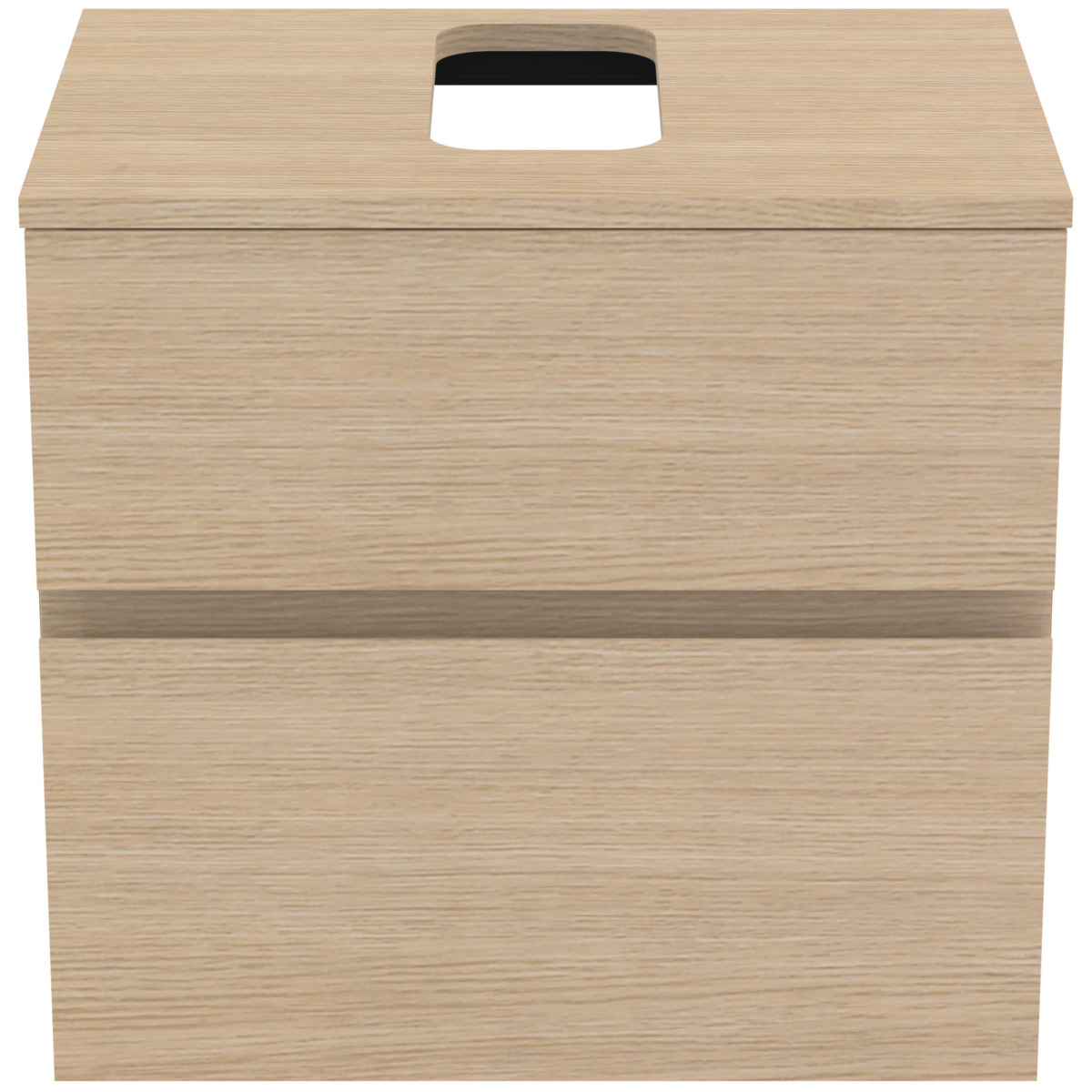 Ideal Standard Finesse Meuble Sous-lavabo, 2 Tiroirs, Avec Plaque