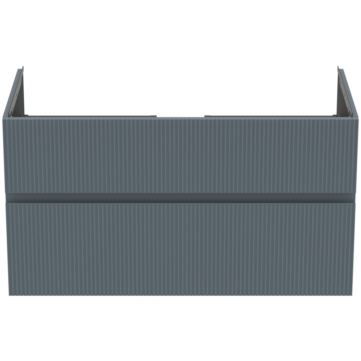 Ideal Standard Finesse - Mobiletto Da Lavabo, 100x51x55, 2 Cassetti, Ribbed Matt Ashblue E3397uq