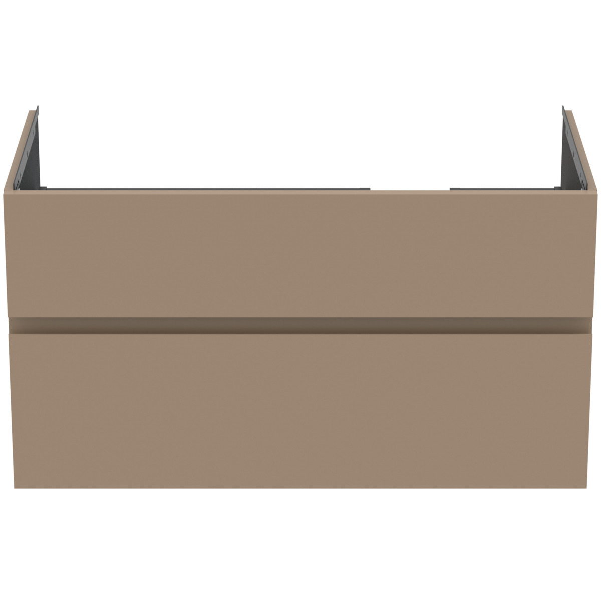 Ideal Standard Finesse - Mobiletto Da Lavabo 100x51x55 Cm, 2 Cassetti, Matt Greige E3446up