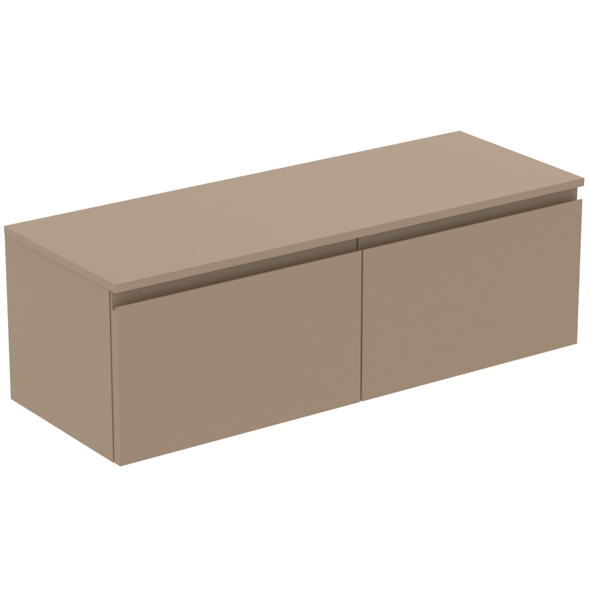 Ideal Standard Finesse - Mobiletto Da Lavabo, 120x44x39 Cm, 2 Cassetti, Matt Greige E3425up Ideal Standard Finesse - Mobiletto Da Lavabo, 120x44x39 Cm, 2 Cassetti, Matt Greige E3425up