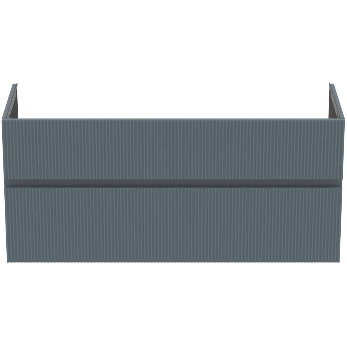 Ideal Standard Finesse - Mobiletto Da Lavabo, 120x44x55, 2 Cassetti, Ribbed Matt Ashblue E3385uq