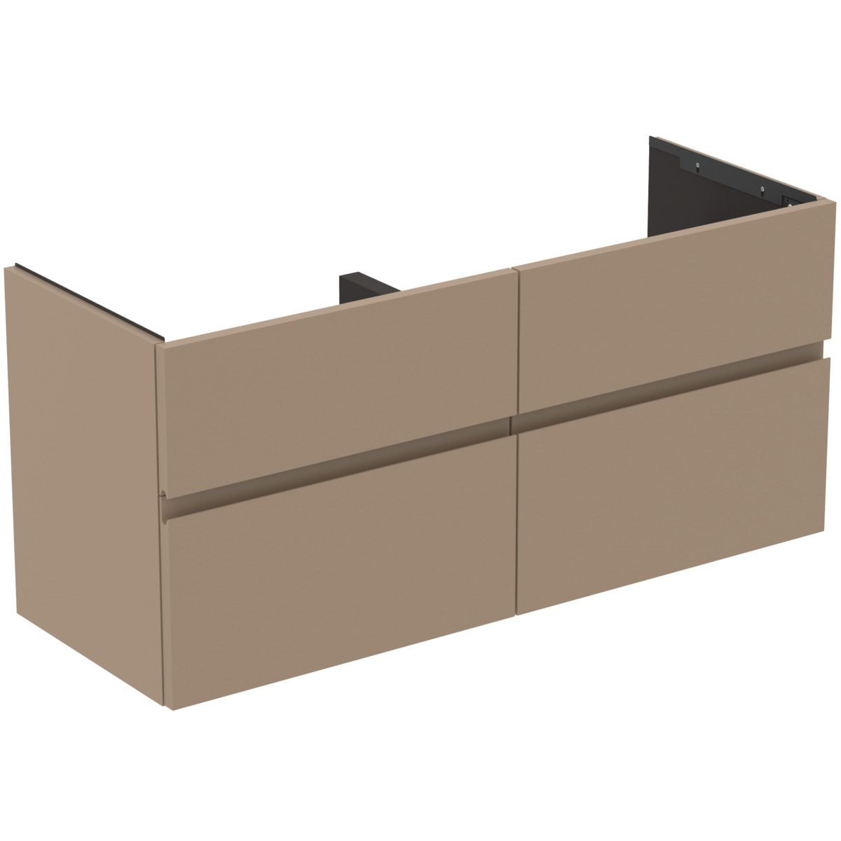 Ideal Standard Finesse - Mobiletto Da Lavabo, 120x44x55 Cm, 4 Cassetti, Matt Greige E3390up