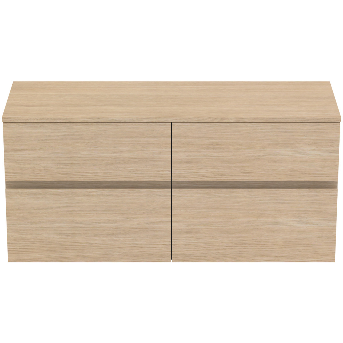 Ideal Standard Finesse - Mobiletto Da Lavabo, 120x44x56 Cm, 4 Cassetti, Rovere Bianco E3426us