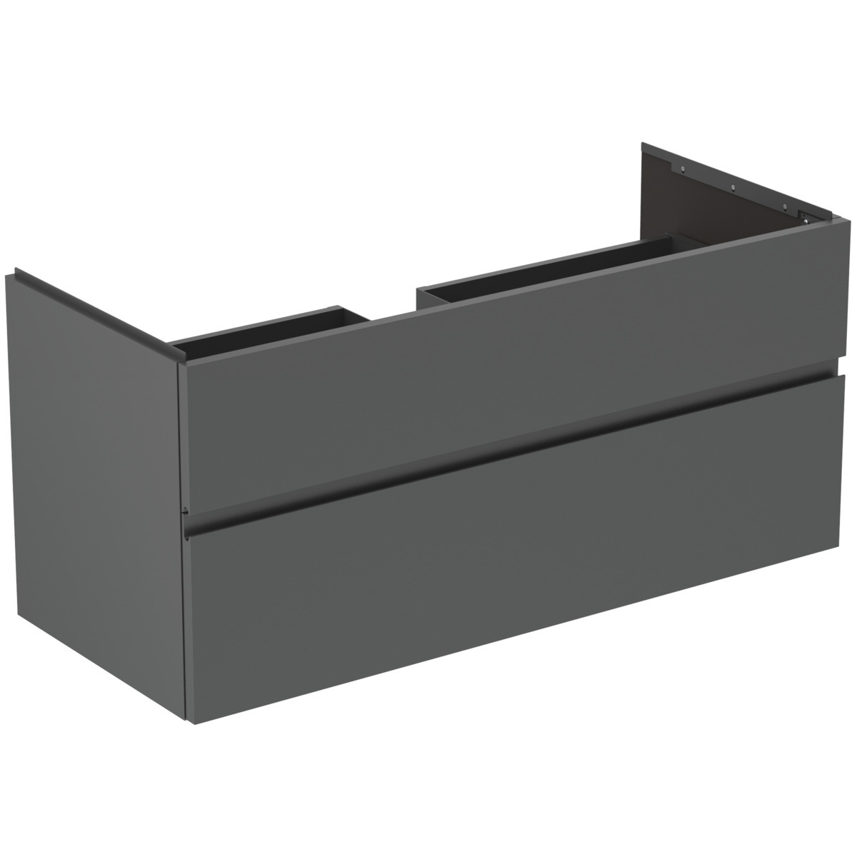 Ideal Standard Finesse - Mobiletto Da Lavabo, 120x51x55, 2 Cassetti, Antracite Opaco E3394y2