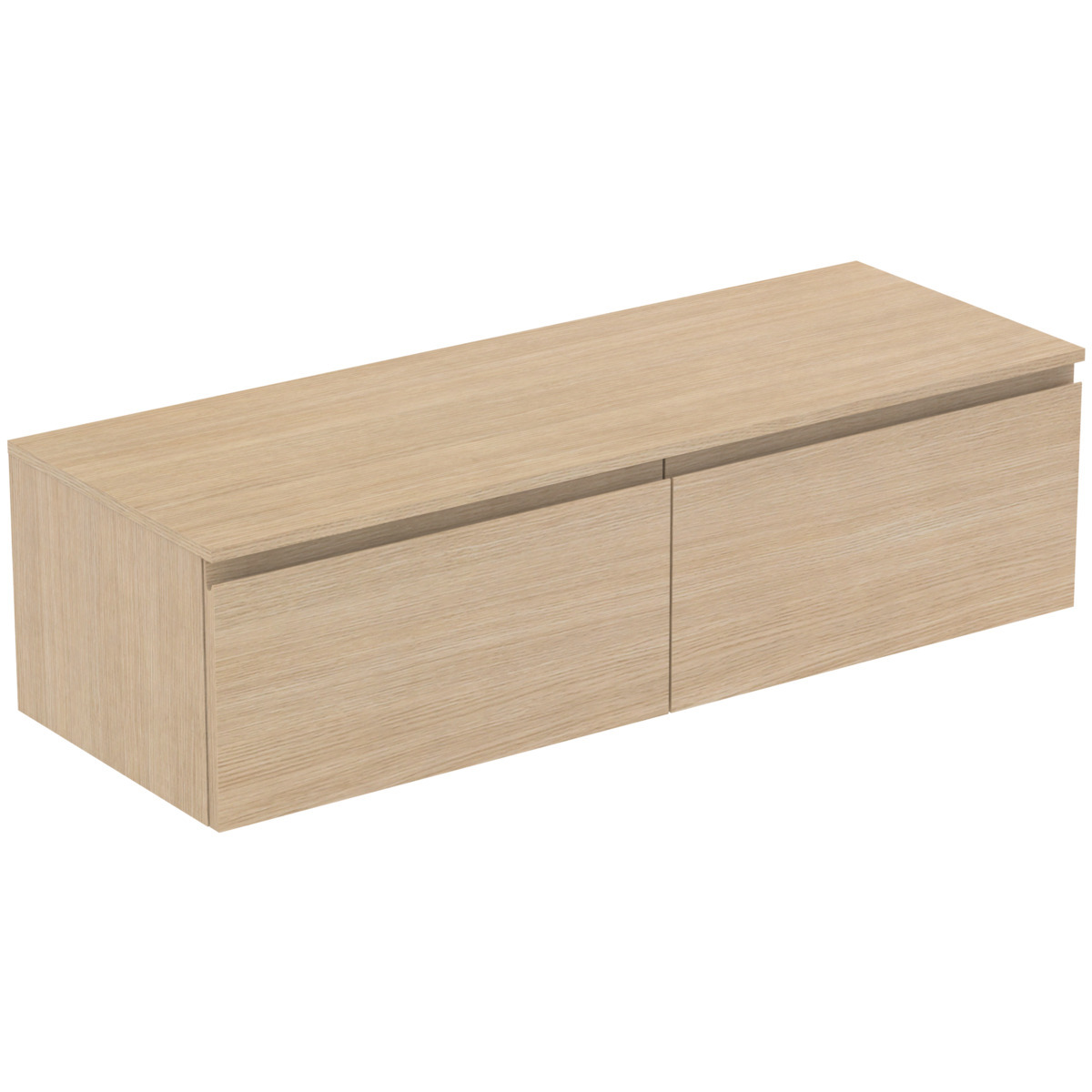 Ideal Standard Finesse - Mobiletto Da Lavabo, 140x51x38 Cm, 2 Cassetti, Rovere Bianco E3432us