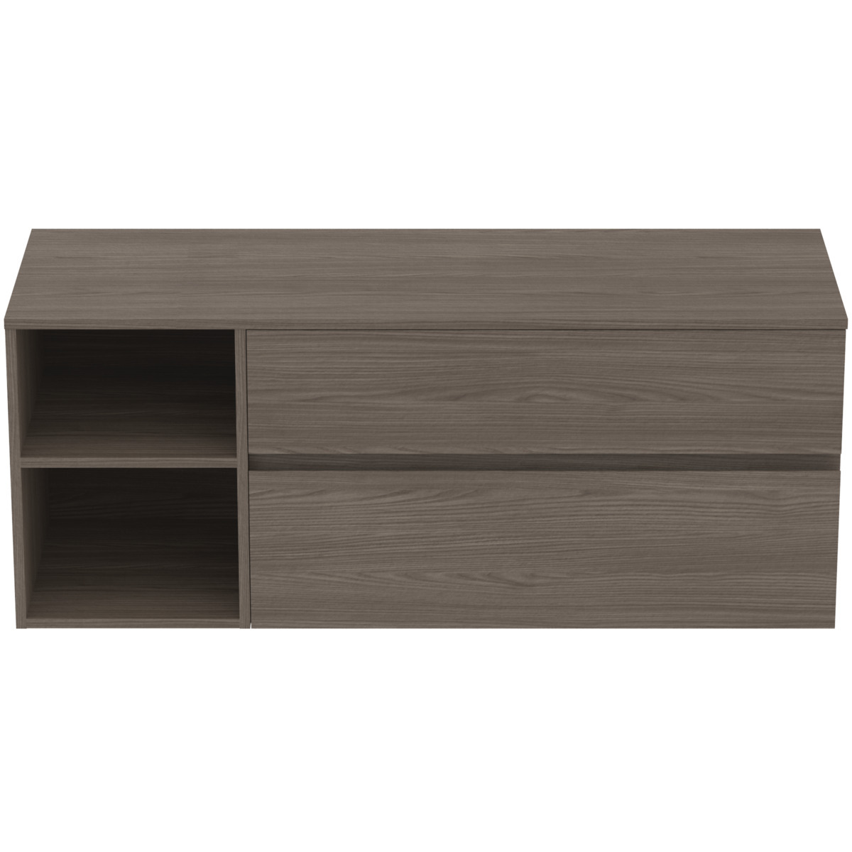 Ideal Standard Finesse - Mobiletto Da Lavabo, 140x51x56 Cm, 2 Cassetti, Dark Elm E3439ur Ideal Standard Finesse - Mobiletto Da Lavabo, 140x51x56 Cm, 2 Cassetti, Dark Elm E3439ur
