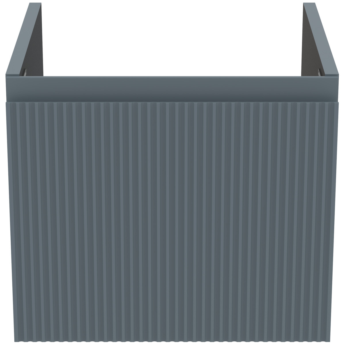 Ideal Standard Finesse - Mobiletto Da Lavabo, 43x40x37 Cm, 1 Cassetto, Ribbed Matt Ashblue E3404uq