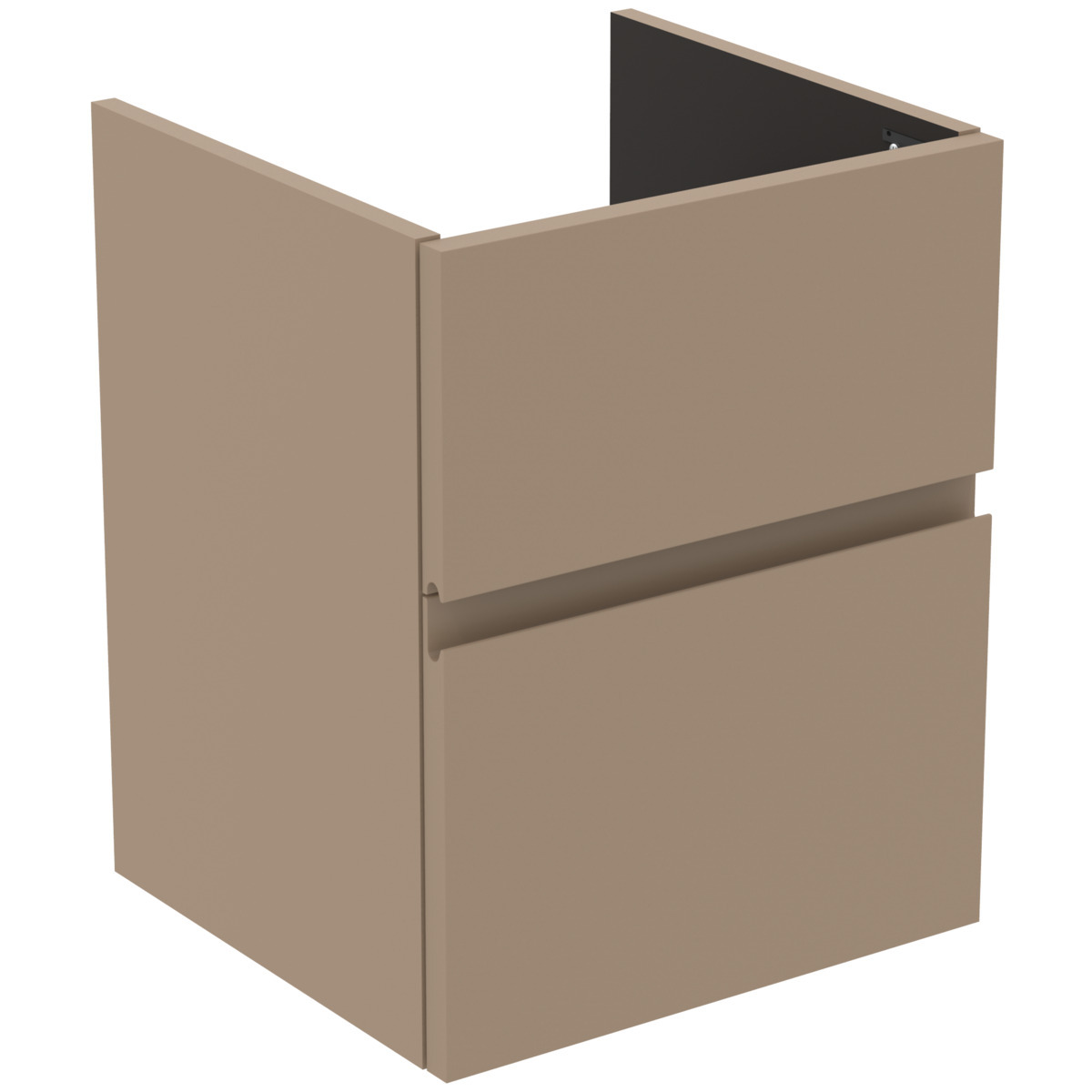 Ideal Standard Finesse - Mobiletto Da Lavabo, 43x40x54 Cm, 2 Cassetti, Matt Greige E3405up