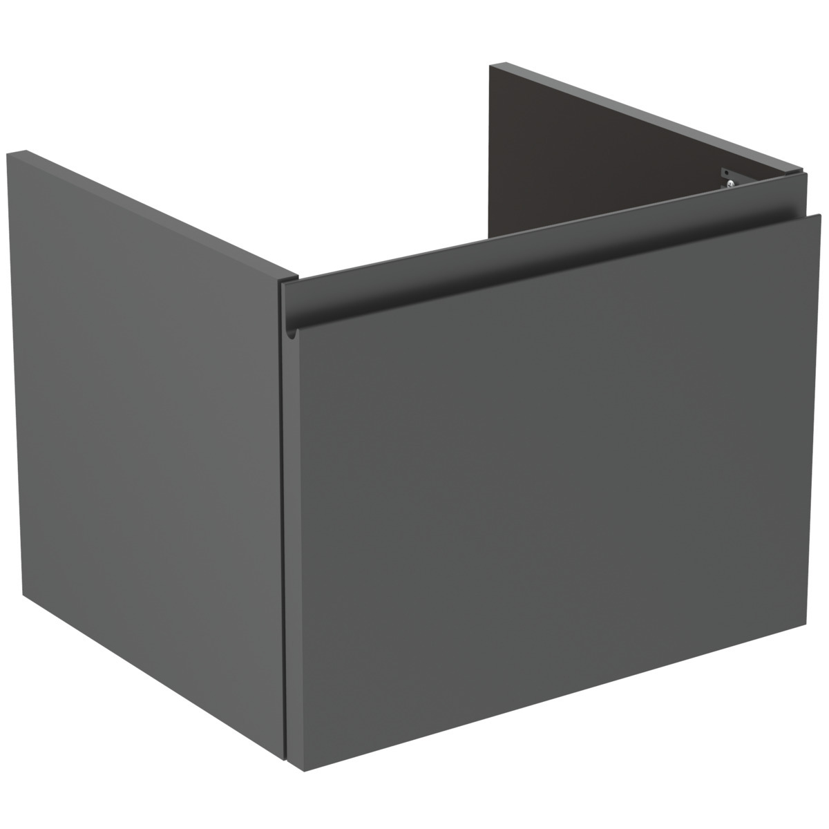 Ideal Standard Finesse - Mobiletto Da Lavabo, 48x41x37 Cm, 1 Cassetto, Antracite Opaco E3406y2