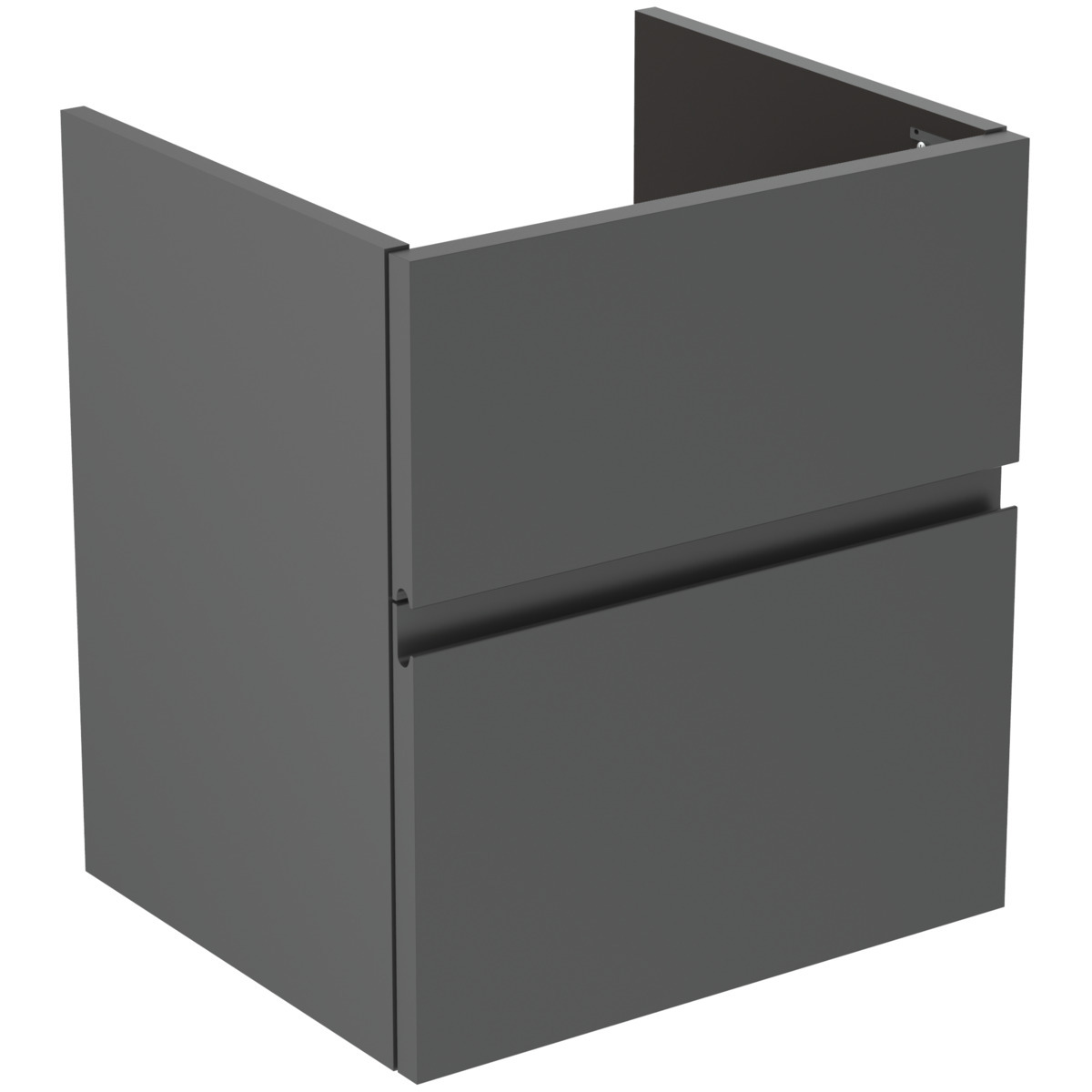 Ideal Standard Finesse - Mobiletto Da Lavabo, 48x41x54, 2 Cassetti, Antracite Opaco E3407y2 Ideal Standard Finesse - Mobiletto Da Lavabo, 48x41x54, 2 Cassetti, Antracite Opaco E3407y2