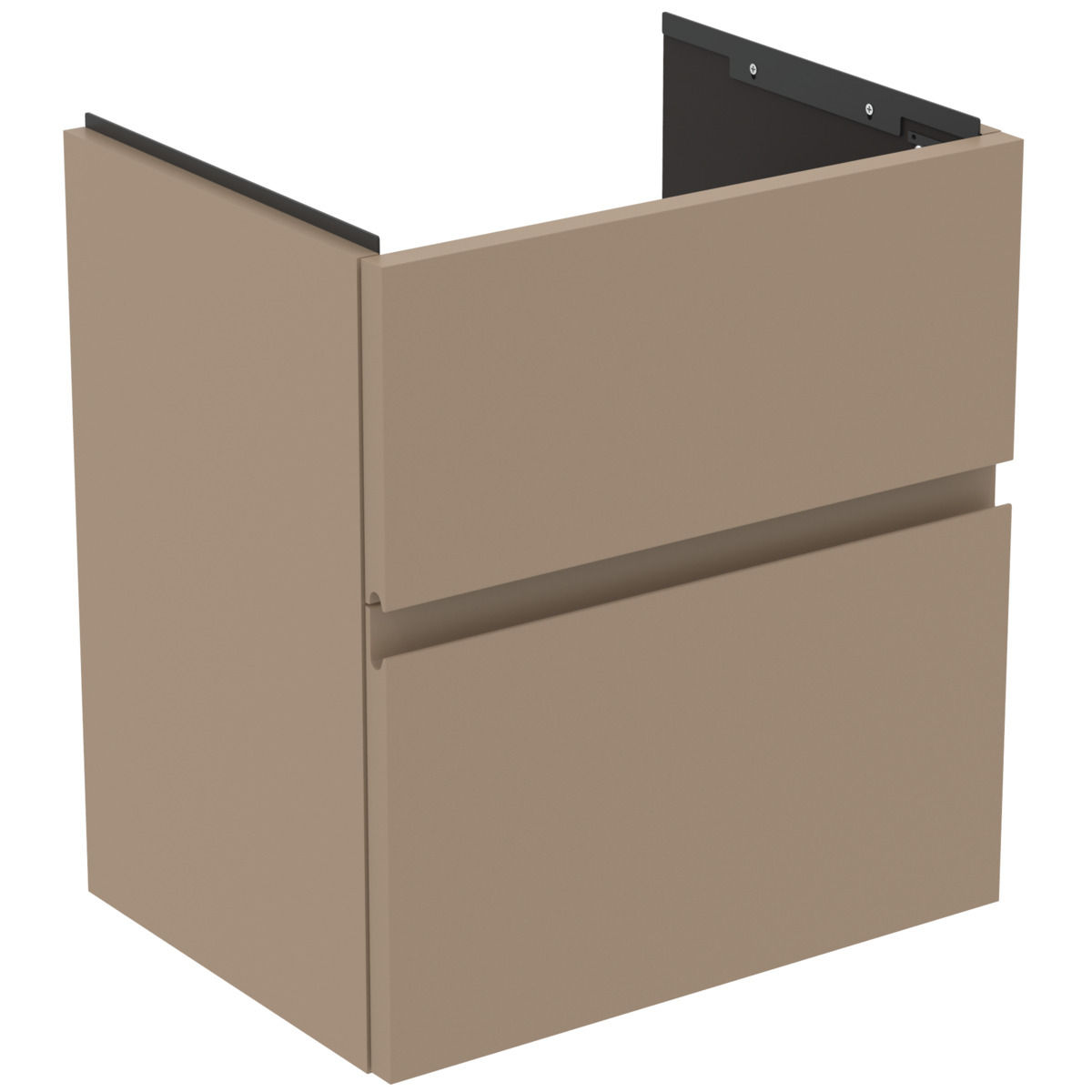 Ideal Standard Finesse - Mobiletto Da Lavabo, 50x38x55 Cm, 2 Cassetti, Matt Greige E3378up