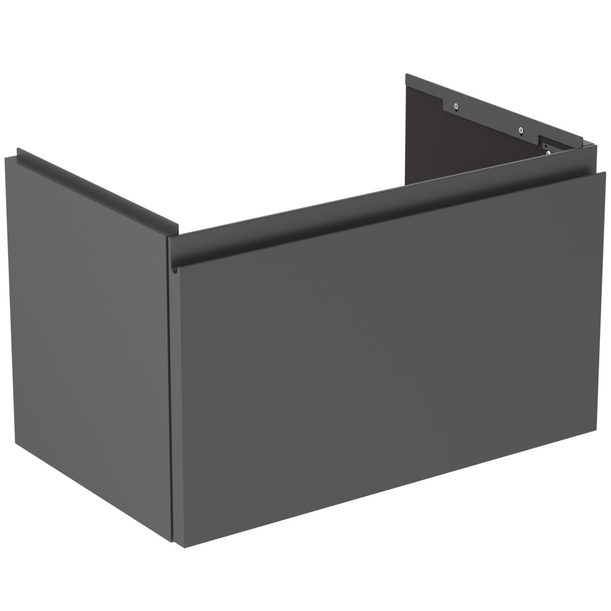 Ideal Standard Finesse - Mobiletto Da Lavabo, 60x38x37 Cm, 1 Cassetto, Antracite Opaco E3376y2