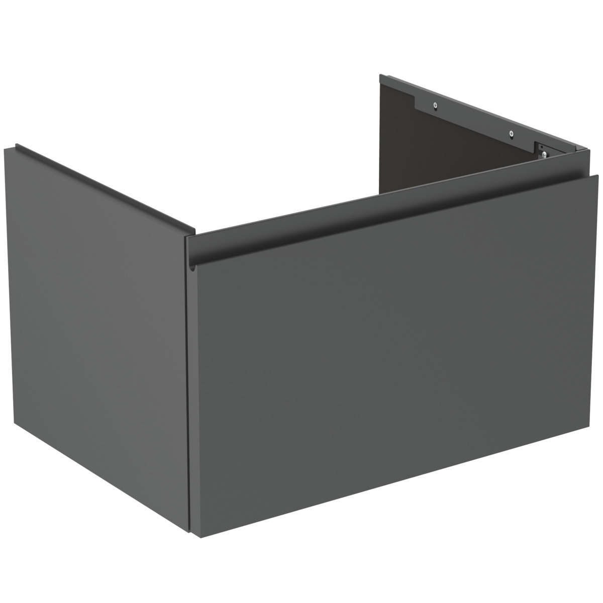 Ideal Standard Finesse - Mobiletto Da Lavabo 60x44x38 Cm, 1 Cassetto, Antracite Opaco E3382y2