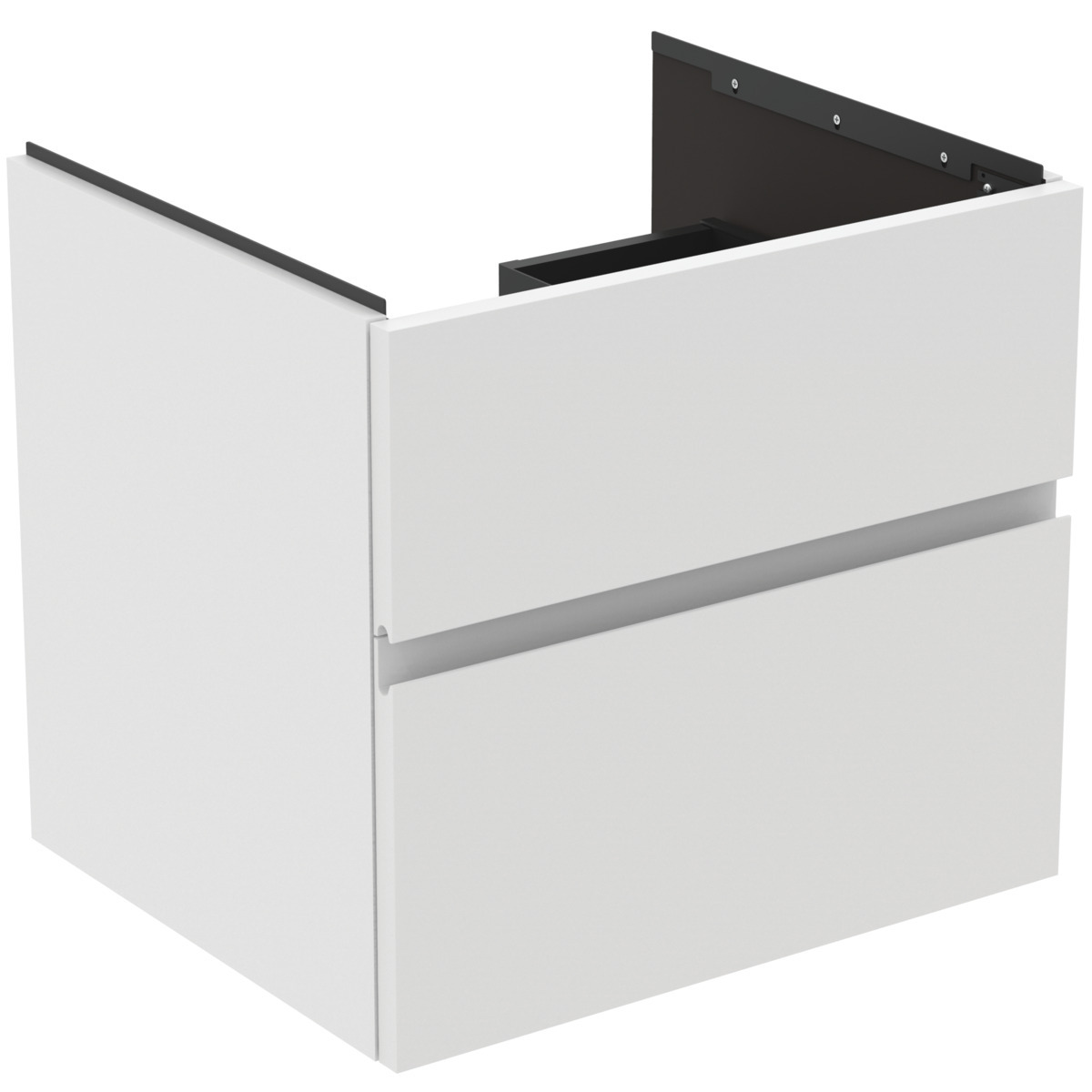 Ideal Standard Finesse - Mobiletto Da Lavabo, 60x51x55 Cm, 2 Cassetti, Bianco Opaco E3395y1